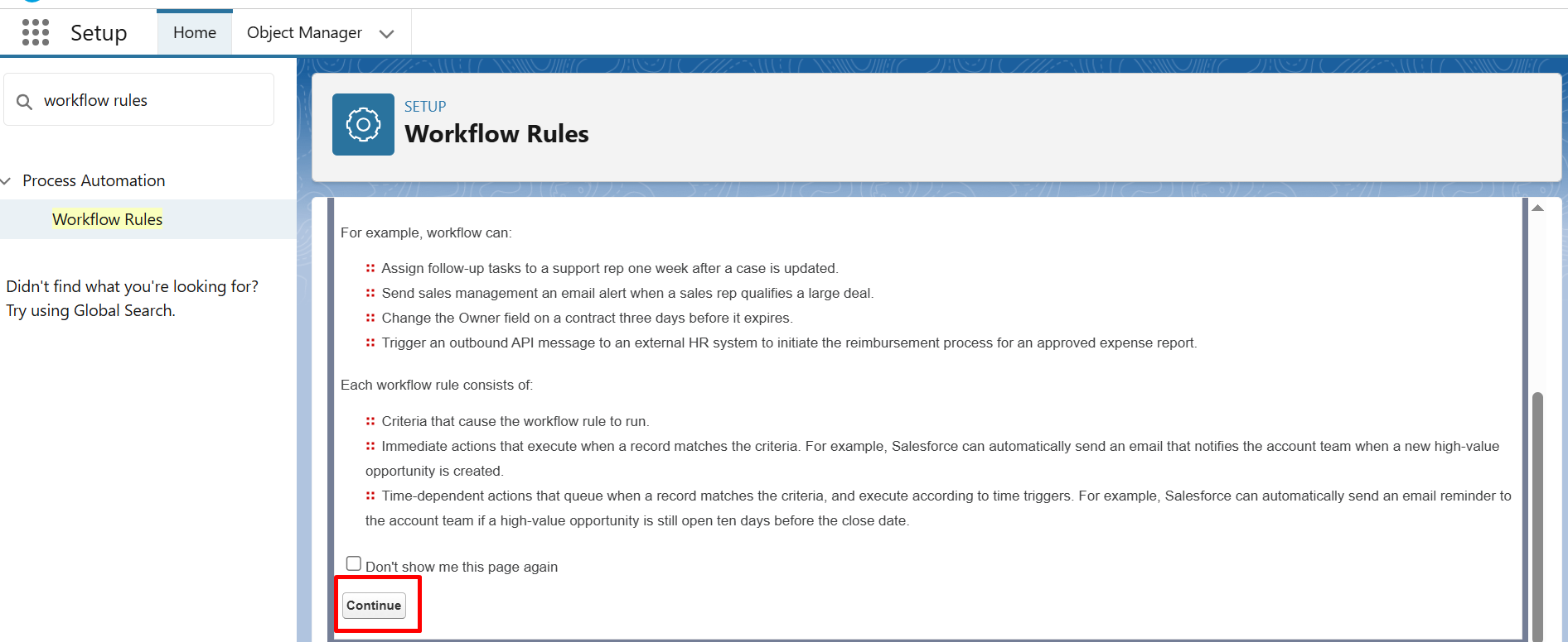How to Migrate Workflow Rules and Processes to Flow Builder – TaroWorks ...