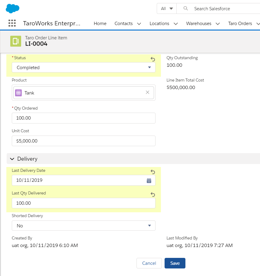 04-how-to-receive-a-purchase-order-in-salesforce-taroworks-support